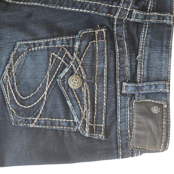 Silver Suki Dark Wash Denim W30 L34 - Picture 2 of 8